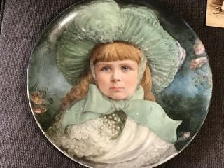 1882 Wedgwood China Hand Painted PORTRAIT Charger - Rochester NY & Model Photo 3