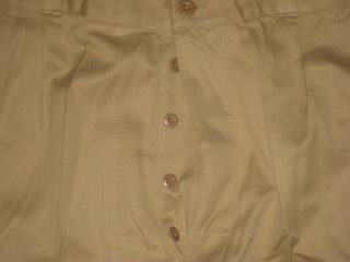 khaki shorts,  military french,  old stock,  32 - 34,  100 cotton 2