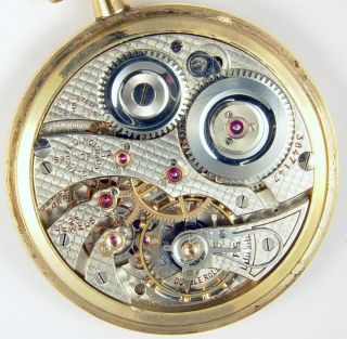 ILLINOIS 23 JEWEL 12 SIZE GRADE 410 SCARCE MODEL 6 TOP GRADE POCKET WATCH 10