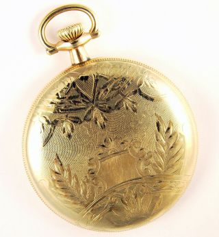 ILLINOIS 23 JEWEL 12 SIZE GRADE 410 SCARCE MODEL 6 TOP GRADE POCKET WATCH 6