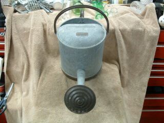 Very Old Rare Large Antique Watering Can For Water Of Plants Flowers