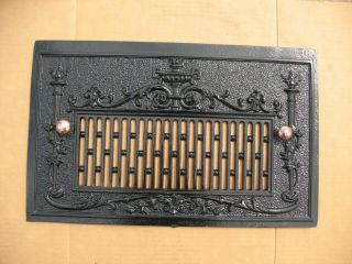 Antique/vintage Ornate Art Deco Cast Iron Floor/wall Return Register Grate/vent