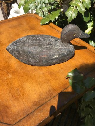 Antique Wooden Duck Decoy Wood Primitive Early Old Hunting 1