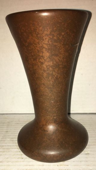 Antique Heintz Art Metal Sterling Silver on Bronze Vase Arts Crafts 5