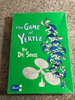 Vintage Board Game The Game Of Yertle Dr.  Seuss Revell Z - 2100:198 1960