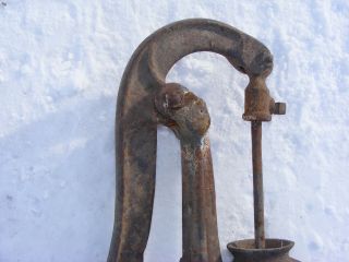Vintage Cast Iron Hand Water Pump - Dempster - Garden Display 2
