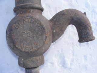 Vintage Cast Iron Hand Water Pump - Dempster - Garden Display 3