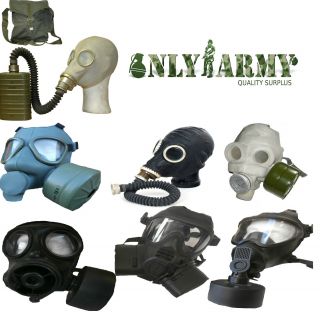 Various Army Gas Masks World Surplus Soviet British Finnish S10 M2 M59 Gsr Fm12