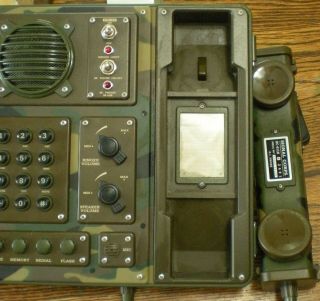 U.  S.  ARMY telephone Vintage Signal Corps BC - 611h G.  I.  walkie - talkie style phone 7