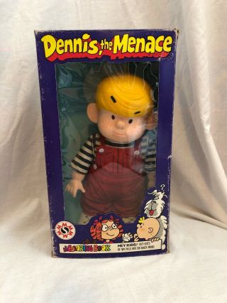 Vintage Mighty Star Dennis The Menace Doll W/ Box 8221 12 " Vintage Doll