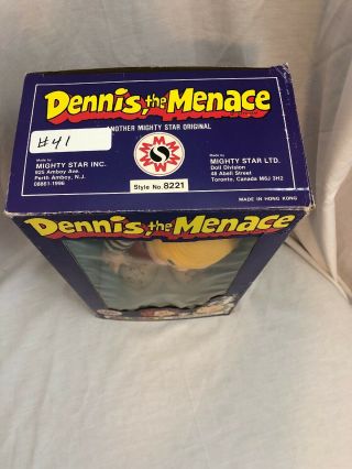 Vintage Mighty Star Dennis the Menace Doll w/ Box 8221 12 