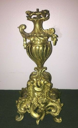 Vintage / Antique Brass / Bronze Candelabra Pre - Owned.