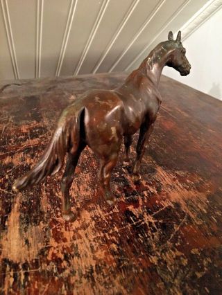 Vintage Bronze Horse Figurine 6 1/2 