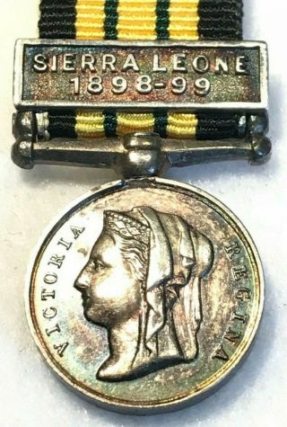 Period Contemporary Victorian East & West Africa Miniature Medal,  Bar