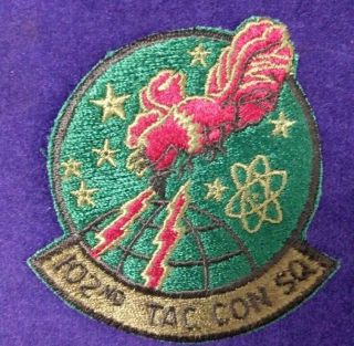 Usaf 102nd Tac Con Sq Tactical Squad Embroidered Iron On Patch C4 - 11