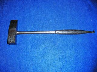 Vintage Medical Tool / Post Mortem / Surgical / Autopsy Hammer With Hook