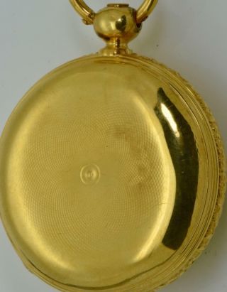 Antique Georgian Memento Mori Masonic Skull 18k gold,  Enamel&Diamonds watch.  103g 5