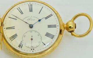 Antique Georgian Memento Mori Masonic Skull 18k gold,  Enamel&Diamonds watch.  103g 6