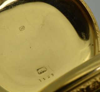 Antique Georgian Memento Mori Masonic Skull 18k gold,  Enamel&Diamonds watch.  103g 7