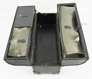 Vintage Locking Leather Medical Bag With Key