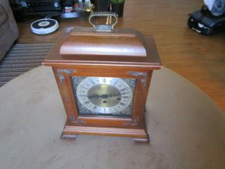 Vintage Hamilton Mantle Clock 5 Hammer 2 Jewel West Germany Movement For Repair