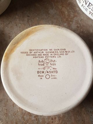 1934 GUINNESS Ashtray GA/A/58B By Ashtead Potteries 5