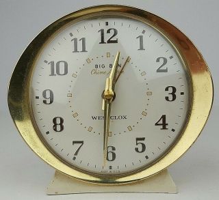 Vintage Westclox Big Ben Wind Up Chime Alarm Clock Model 1 53647 Parts & Repair