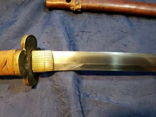 WWII JAPANESE SHIN GUNTO NCO SWORD - PRE 1944 MANUFACTURE 4