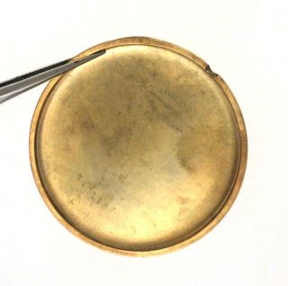 Vintage Bulova 17AH Movt Gold Filled Swiss Pocket Watch 42.  5 mm Case 7
