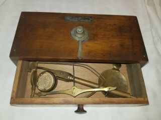 1890s HENRY TROEMNER BALANCE SCALES GOLD OR APOTHECARY ANTIQUE 1/2 Ounce 2