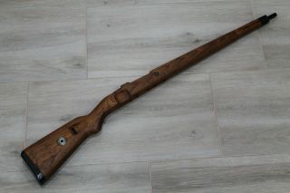 Wwii German Army Wooden Rifle Stock For Mauser K98.  German Marking.  01