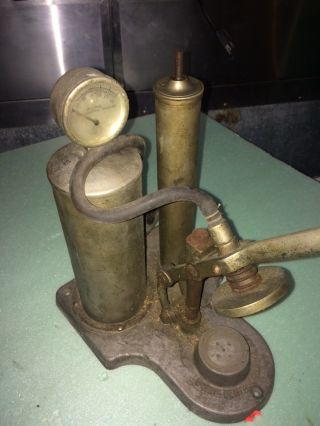 Burns Dental Cast Machine Vintage Antique Compressor Pump Tool