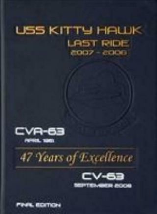 Uss Kitty Hawk (cv - 63) 2007 - 2008 Cruisebook