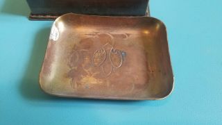 CRAFTSMAN STUDIOS Vintage Arts Crafts Copper Jewelry Trinket Box Hand Made 4