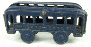 AC Williams Choo - Choo 4 piece antique cast iron train 5