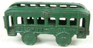 AC Williams Choo - Choo 4 piece antique cast iron train 6