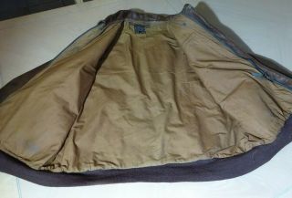 Vintage WWII A - 2 Bomber Leather Jacket SZ 44 12th 4