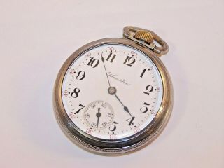1912 Hamilton 18s 17 Jewel 924 Lever Set Open Face Pocket Watch