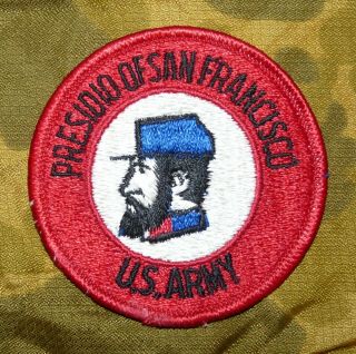 Us Army 1970s Presidio Of San Francisco Embroidered Patch - Version 1