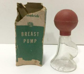 Vintage Medical B F Goodrich Breast Pump Early 1900 