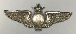 Army Air Corps Senior Balloon Pilot Wing Pb J R Gaunt Made In England 2 Piece