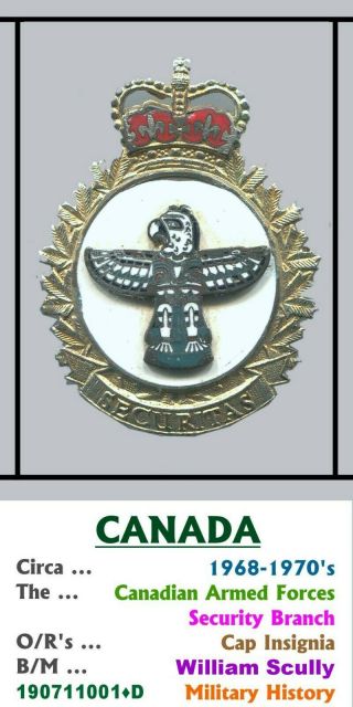 Cap Badge • Canada • Caf 