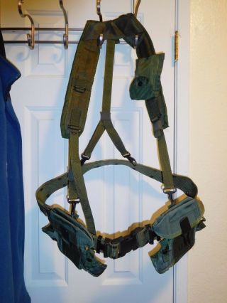 Lc - 1 Shoulder Harness,  Pistol Belt,  Ammo Pouches,  First Aide Pouch Set