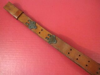 Wwii Us Army Aef M1907 Leather Sling M1903 Springfield Rifle Marked: Milsco 1944