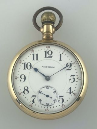 Waltham Guaranteed Twenty Five Years Open Face Pocket Watch