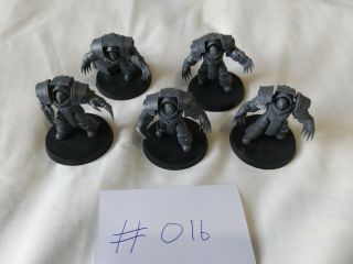 5x Cataphractii Terminators.  5 With A Lightning Claws 016