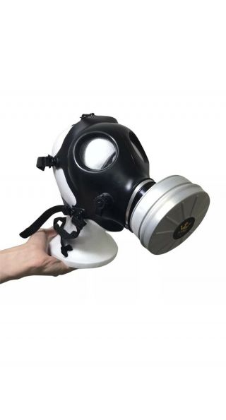 Israeli Respirator Gas Mask W/military 40mm Nato Filter Nbc Store Display
