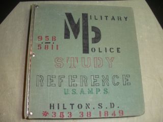 1975 Military Police U.  S.  A.  M.  P.  S.  Handbook Mos 95b Study Reference Training Book