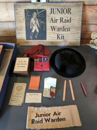 Junior Air Raid Warden Kit,  A Gilt Edge Toy,  Hassenfeld Bros. ,  Pawtucket,  R.  I.