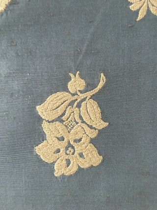19th C.  French Silk Woven Brocade Fabric - (2658) 5